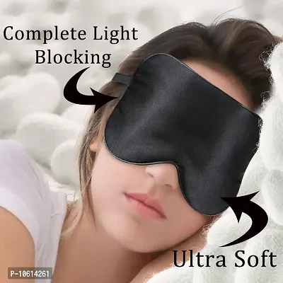 ME  YOU Eye Mask for Sleep | Eye Mask Cover | Eye Mask Shade For Sleeping, Travelling, Relaxation  Meditation ( Pack 3 )-thumb5