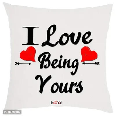 ME&YOU Love Quoted Printed Cushion Gift for Wife Husband Girlfriend Boyfriend on Birthday Valentine's Day and Anniversary IZ18DTLoveCU16-99