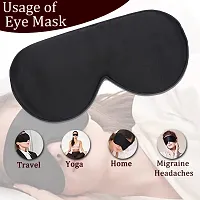 ME  YOU Eye Mask for Sleep | Eye Mask Cover | Eye Mask Shade For Sleeping, Travelling, Relaxation  Meditation ( Pack 3 )-thumb2