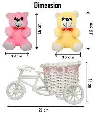 ME & YOU Gifts for Sister, Cycle Teddy with Printed Ceramic Mug Gift on her Birthday/Rakhi/Raksha Bandhan/Anniversary/Bhaidooj-thumb2