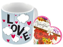 ME&YOU Romantic Gifts, Surprise Greeting Card with Printed Mug for Wife, Girlfriend, Fianc? On Valentine's Day, Birthday, Anniversary and Any Special Occasion IZ18Card1MU-DTLove-063-thumb1