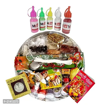 Puja Items for Navratri, Diwali, Dhanteras | All necessary item pooja thali 34 item-thumb0
