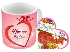 ME&YOU Romantic Gifts, Surprise Greeting Card with Printed Mug for Wife, Girlfriend, Fianc? On Valentine's Day, Birthday, Anniversary and Any Special Occasion IZ18Card1MU-DTLove-081-thumb1