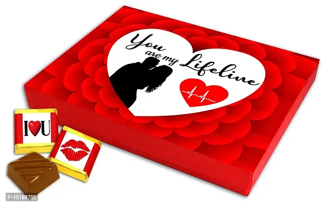 Midiron Love Gift, Chocolate Box with Love Card, and Beautiful Red Rose Gift for Girlfriend, Wife, Boyfriend, Husband and Someone Special, Valentine's Day, Birthday, Anniversary-thumb2