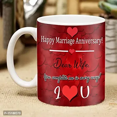 Midiron romantic gift for wife on anniversary special | anniversary gift for wife special combo | anniversary gift for wife pillow ( chocolate, Coffee mug )-thumb2