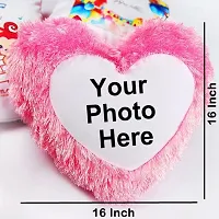 ME  YOU Personalized Photo Pink Fur Pillow| Fur Cushion with Photo| Birthday Gift for Mother| Father| Wife| Husband| Brother| Sister| Birthday Gift-thumb2