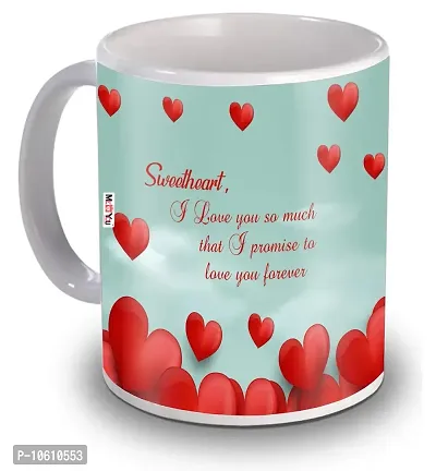 ME & YOU Beautiful Love Quoted Coffee Mug Valentine Gifts (Multicolor)