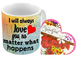 ME&YOU Romantic Gifts, Surprise Greeting Card with Printed Mug for Wife, Girlfriend, Fianc? On Valentine's Day, Birthday, Anniversary and Any Special Occasion IZ18Card1MU-DTLove-036-thumb1