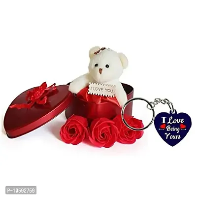 ME&YOU Romantic Gifts, Surprise Box with Keychain for Wife, Girlfriend Fianc?, Lover On Valentine's Day, Anniversary and Any Special Occasion IZ19Tinbox6RedKeyH-DTLove-100-thumb0