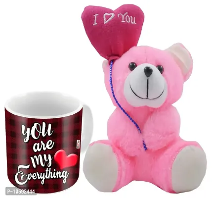 Romantic Gifts, Surprise Printed Mug with I Love You Quoted Teddy for Husband Wife Couple Girlfriend Boyfriend Fianc?e Fianc? On Valentine's Day, Anniversary and Any Special Occasion IZ19STLoveTM-38