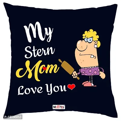 ME & YOU for Lovely Mother, Printed Cushion with Microfiber Filler ( Size-16*16 Inch)