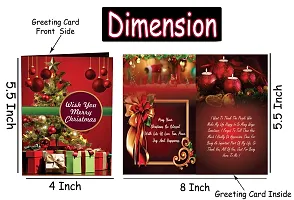 Midiron Lovely Gift Combo for Christams, New Year|Baeutiful Gift Combo for Chirstmas|Chocolate Bars with Santa Clause Cap  X-mas Greeting Card for Friends  Relatives-thumb3