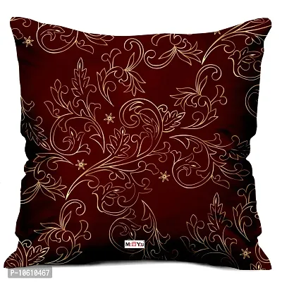 ME & YOU Satin Printed 5 Cushion Cover with Microfiber Filler for Living Room and Bed Room (Multicolor5)-thumb3