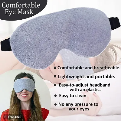 ME & YOU Eye Mask for Sleep | Eye Mask Cover | Eye Mask Shade For Sleeping, Travelling, Relaxation & Meditation ( Pack of 2 )-thumb2