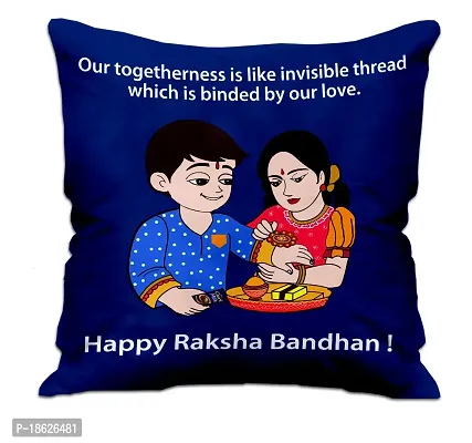 Midiron  Set of Designer Rakhi with Chocloate and Cushion,  Rakshabandhan Greeting Card Combo pack for Bhaiya/Brother/Bhai | Rakhi Gifts ( Pack 4)-thumb5