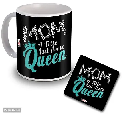 ME & YOU Gifts for Mom, Printed Ceramic Mug with MDF Coaster Gift on Her Birthday/Mother's Day/Women's Day/Anniversary-thumb0