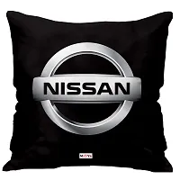 ME & YOU Car Cushion/ Pillow with Microfiber Filler for Your Car (12x12 Inches)-thumb1