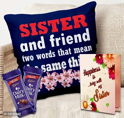 Sisters Gifts from Sister - Funny Sisters Birthday Gifts from Sister -  Unique Christmas Gift Basket for Little Sister, Big Sister - Wine Tumbler,  Candle, Keychain, Jewelry Dish, Socks, Makeup Bag, Stainless