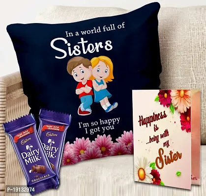 Midiron Raksha Bandhan Gift Hamper for Sister | Gift with Chocolate Bars for Sister | Raksha Bandhan Gifts Pack| Rakhi Gifts Combo|Chocolate Gift for Sister | Raksha Bandhan Gift for Sister