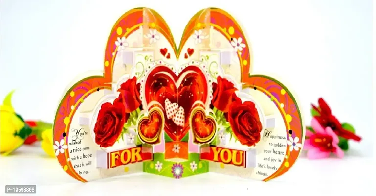 ME&YOU Romantic Gifts, Surprise Flower Box, Greeting Card with Message Bottle & Printed Colored Mug for Wife, Girlfriend, Fiance On Valentine's Day IZ19Tinbox2PurCard5Msgbott2MUg-STLove-39-thumb2