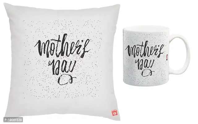 ME&YOU Gifts for Mother On Mother's Day,, 1 Printed Cushion Cover with Vacuum Filler, 1 Printed Mug IZ18NJPCM-603-thumb0