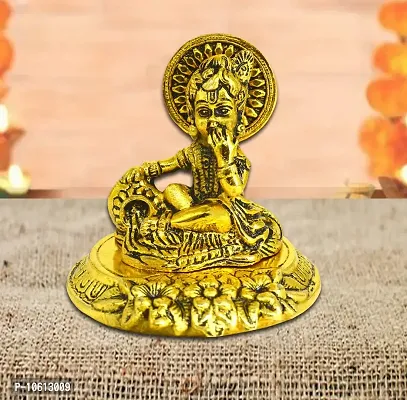 ME & YOU Lord Krishna Showpiece, Gold Plated Statue, Ideal Gift for Diwali, House Warning, Corporate, Office (8.5 cm)-thumb0