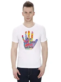 ME  YOU Holi T-Shirts | Printed Holi T-Shirts for Men's | Men's Holi T-Shirts-thumb1