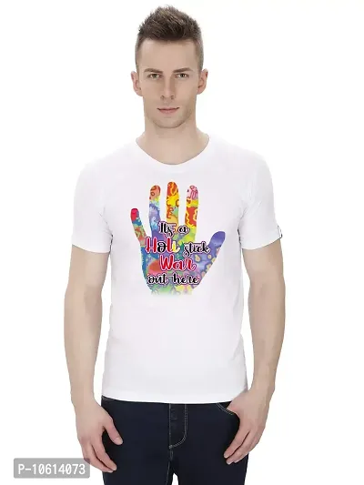 ME  YOU Holi T-Shirts | Printed Holi T-Shirts for Men's | Men's Holi T-Shirts-thumb2