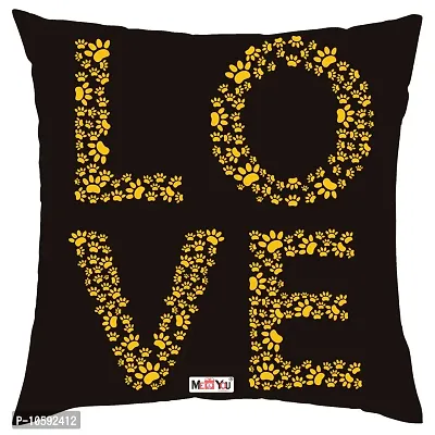 ME&YOU Love Quoted Printed Cushion Gift for Wife Husband Girlfriend Boyfriend on Birthday Valentine's Day and Anniversary (16*16 )