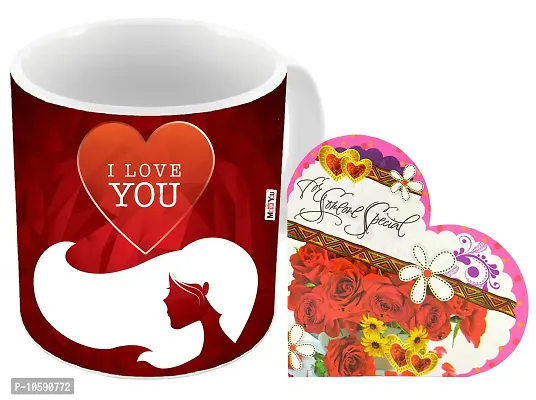 ME&YOU Romantic Gifts, Surprise Greeting Card with Printed Mug for Wife, Girlfriend, Fianc? On Valentine's Day, Birthday, Anniversary and Any Special Occasion IZ18Card1MU-DTLove-082-thumb2