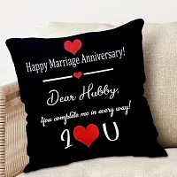 Midiron romantic gift for hubby on anniversary special | anniversary gift for hubby special combo | anniversary gift for hubby pillow ( chocolate, cushion, mug, cushion size 16*16 )IZ21-56-thumb1