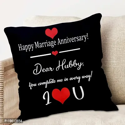 Midiron romantic gift for hubby on anniversary special | anniversary gift for hubby special combo | anniversary gift for hubby pillow ( chocolate, cushion, mug, cushion size 16*16 )IZ21-56-thumb2