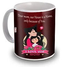 ME & YOU Gifts for Mom, Printed Ceramic Mug with I Love My Mother Quoted Teddy, Gift on Her Birthday/Mother's Day/Anniversary-thumb1