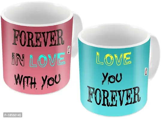 ME&YOU Romantic Printed Couple Mug Gift for Husband Wife Girlfriend Boyfriend On Valentine's Day Anniversary and Any Special Occasion IZ18DTCouple2MU-74