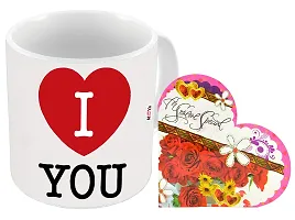 ME&YOU Romantic Gifts, Surprise Greeting Card with Printed Mug for Wife, Girlfriend, Fianc? On Valentine's Day, Birthday, Anniversary and Any Special Occasion IZ18Card1MU-DTLove-077-thumb1