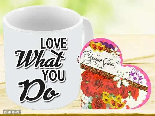 ME&YOU Romantic Gifts, Surprise Greeting Card with Printed Mug for Wife, Girlfriend, Fianc? On Valentine's Day, Birthday, Anniversary and Any Special Occasion IZ18Card1MU-DTLove-015