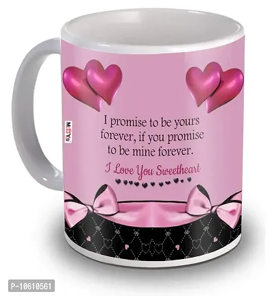 ME & YOU Beautiful Love Quoted Coffee Mug Valentine Gifts (Multicolor)