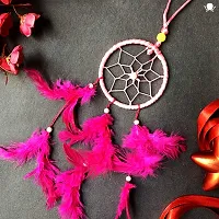ME & YOU Wall Hanging Round Dream Catcher for Attract Positive Dreams (Pack 5) Multicolor-thumb1