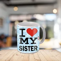 Midiron Sweet Gift for Sister with Chocolate and Ceramic Quoted Coffee Mug ( Multicolor)-thumb3