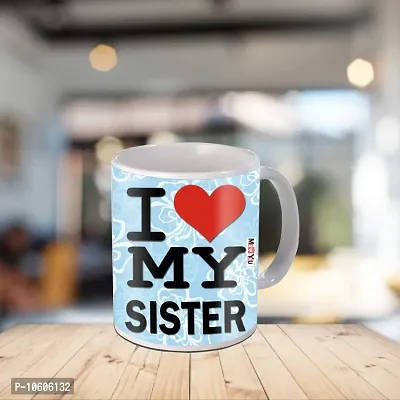 Midiron Sweet Gift for Sister with Chocolate and Ceramic Quoted Coffee Mug ( Multicolor)-thumb4