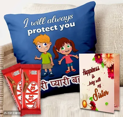 Midiron Rakhi Chocolate Hamper for Sister | Return Gift for Sister on Raksha Bandhan |Rakhi Gifts Hamper for Sister |Raksha Bandhan Gift for Sister/Bahen| Chocolate Gift  Sister Greeting Card