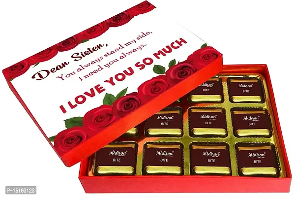 Midiron Rakhi Chocolate Combo Gifts for Sister / Behan / Didi | Rakhi Return Gift for Sister | Rakhi Return Gift | Chocolate Gift Pack for Sister-IZ2216-03-thumb4