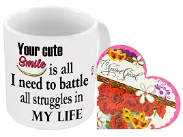 ME&YOU Romantic Gifts, Surprise Greeting Card with Printed Mug for Wife, Girlfriend, Fianc? On Valentine's Day, Birthday, Anniversary and Any Special Occasion IZ18Card1MU-DTLove-040-thumb1