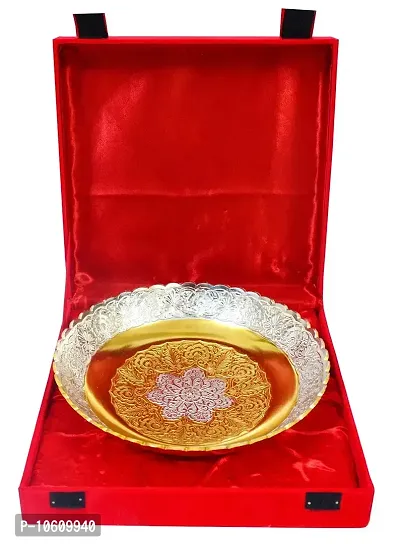 ME & YOU Beautiful Gold Plated Bowl (Capacity 500 ml) Gift Item for Diwali, Christmas, Weeding Occasion