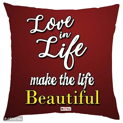 ME&YOU Love Quoted Printed Cushion Gift for Wife Husband Girlfriend Boyfriend on Birthday Valentine's Day and Anniversary IZ18DTLoveCU16-28-thumb0