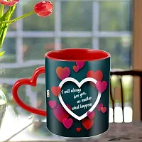 ME & YOU Valentine?s Day Gift for Girlfriend, Love Quoted Printed Heart Handle Mug IZ19DTLoveHeartMUr-86-thumb1