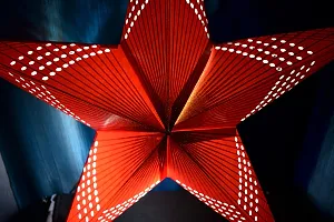 ME & YOU Paper Christmas Decorative Hanging Star for Christmas, Party, Birthday, Anniversary, Diwali Decoration-thumb1