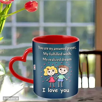 ME & YOU Valentine?s Day Gift for Girlfriend, Love Quoted Printed Heart Handle Mug IZ19DTLoveHeartMUr-119-thumb2