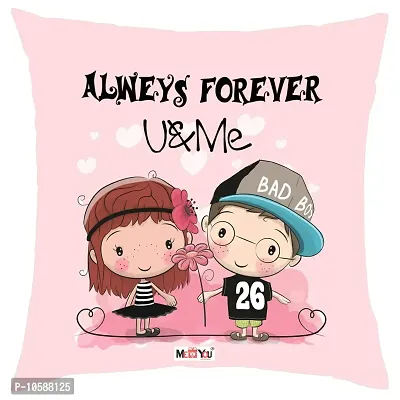 ME & YOU Romantic Gifts, Surprise Printed Cushion for Husband Wife Couple Lover Girlfriend Boyfriend Fianc?e Fianc? On Valentine's Day, Anniversary and Any Special Occasion IZ19DTLoveCU16-101