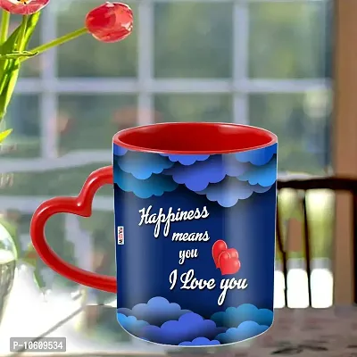 ME & YOU Beautiful Love You Quoted Printed Heart Handle Mug IZ19DTLoveHeartMUr-174-thumb2